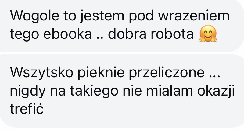 Opinia klienta