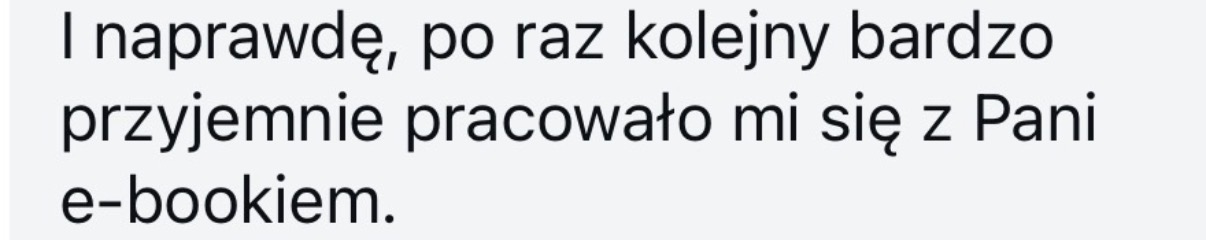 Opinia klienta
